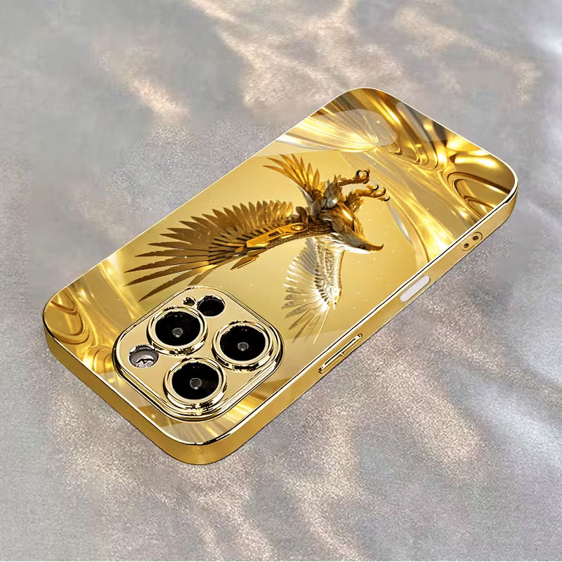 Royal Eagle Gold Chrome Case