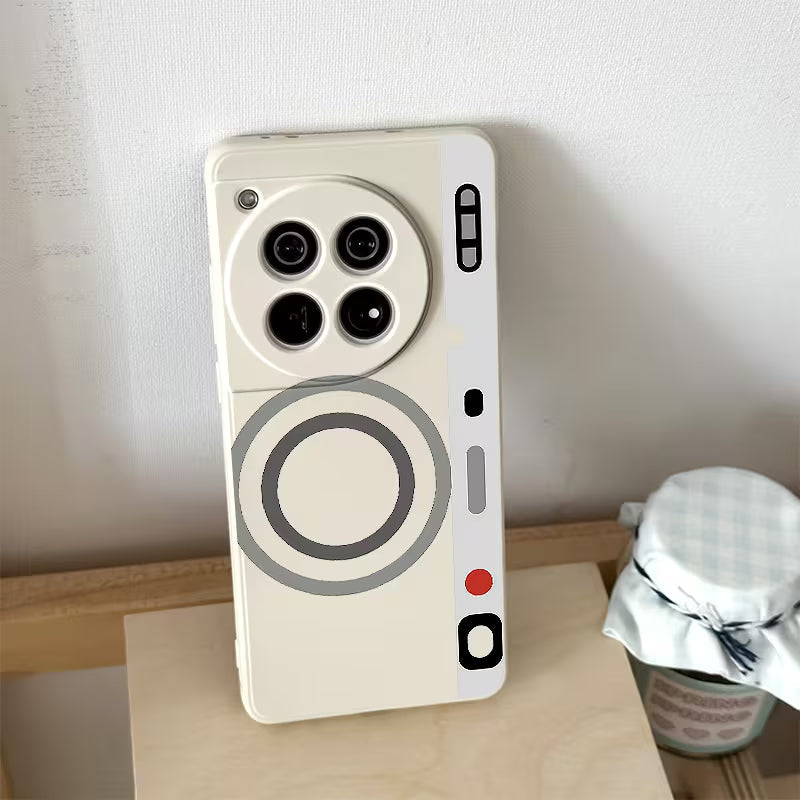 Retro Tech Magnetic Ring Case