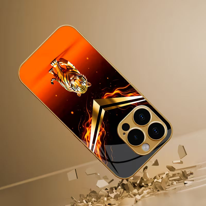 Golden Tiger Armor Case