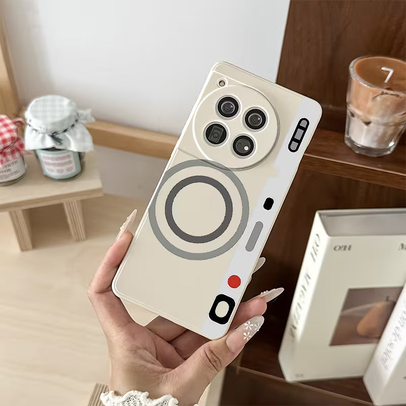 Retro Tech Magnetic Ring Case