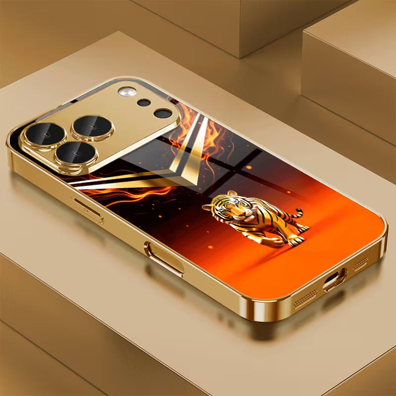 Golden Tiger Armor Case