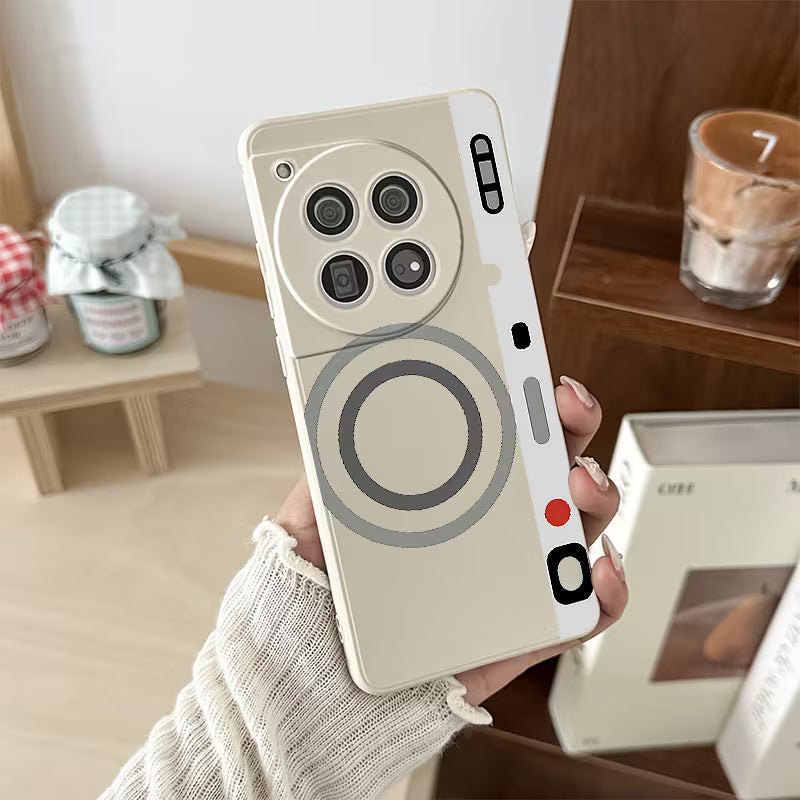 Retro Tech Magnetic Ring Case