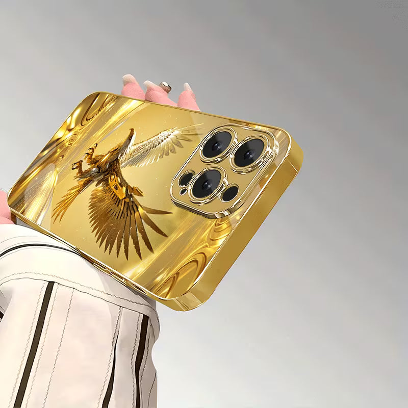 Royal Eagle Gold Chrome Case