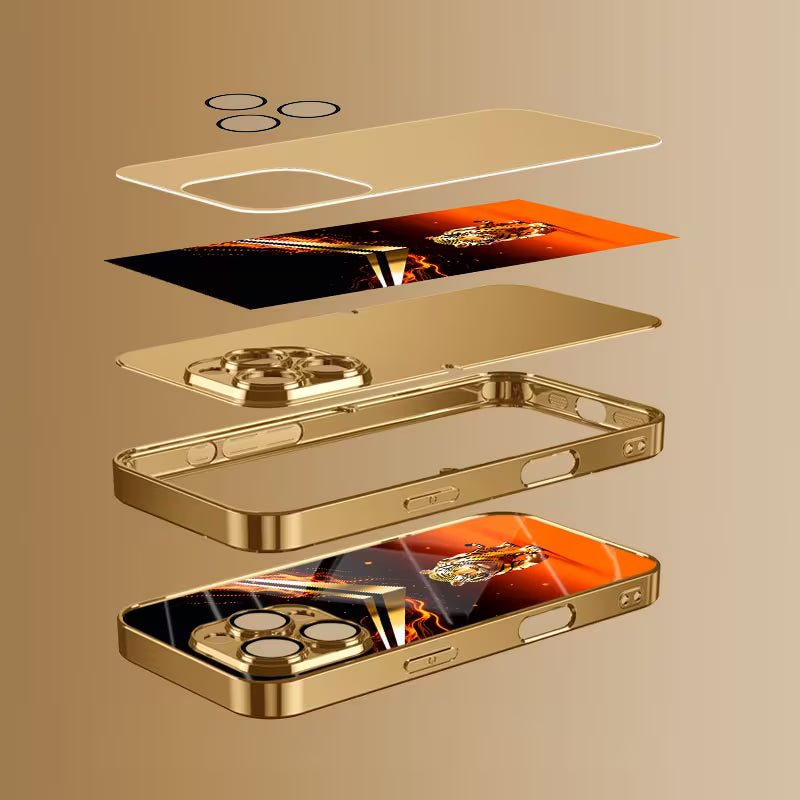 Golden Tiger Armor Case